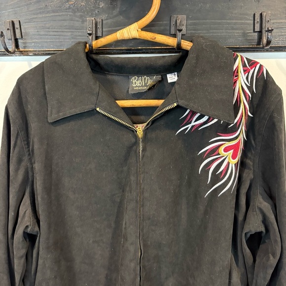 Vintage Bob Mackie Embroidered Rooster Art to Wear Jacket Size 1X - Picture 9 of 14